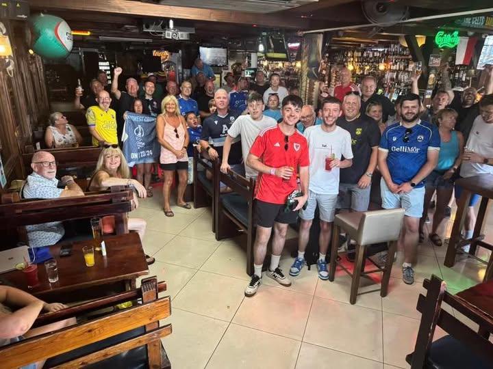 Hwest County supporters in Malta